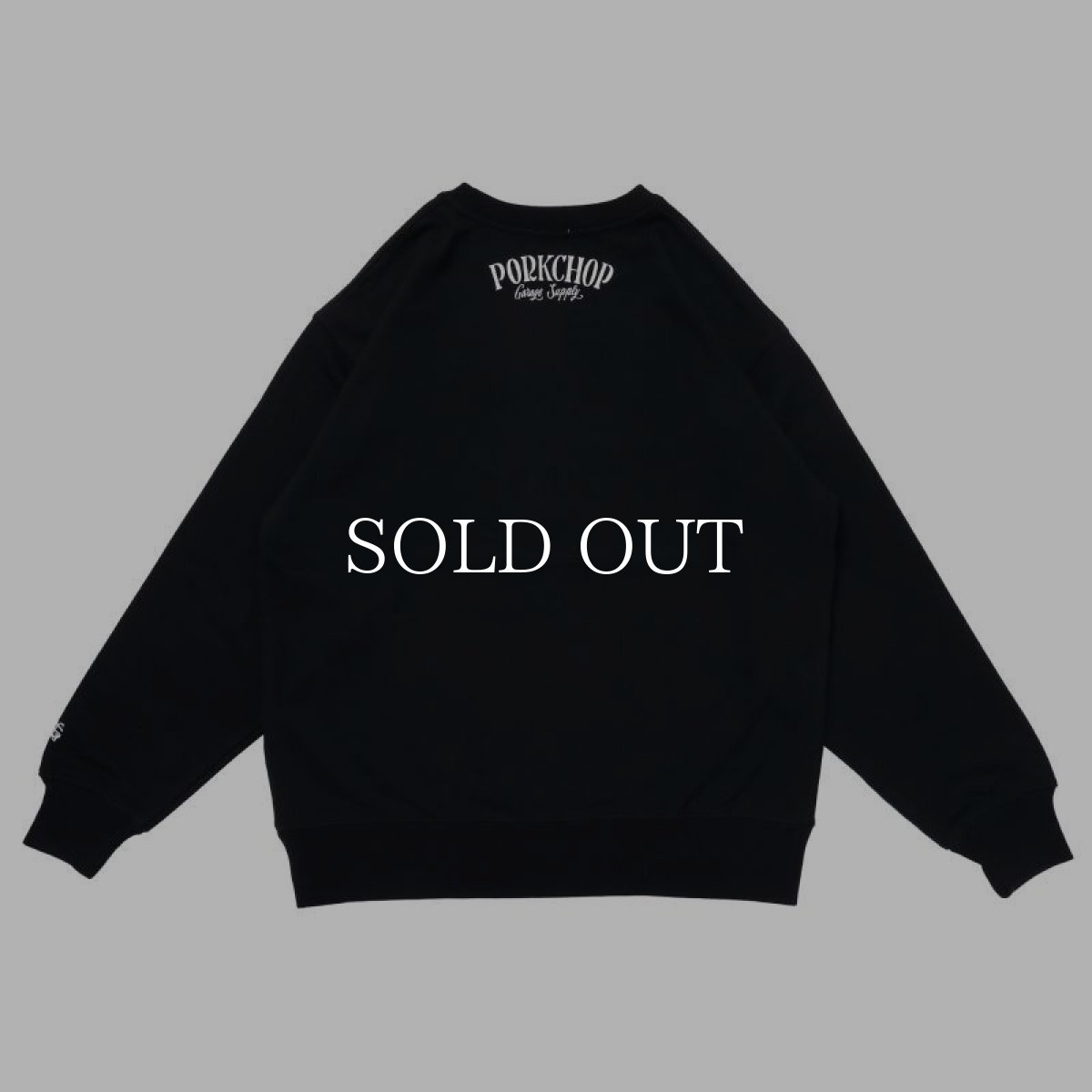 画像3: PORKCHOP GARAGE SUPPLY  PORK FRONT SWEAT (BLACK) (3)