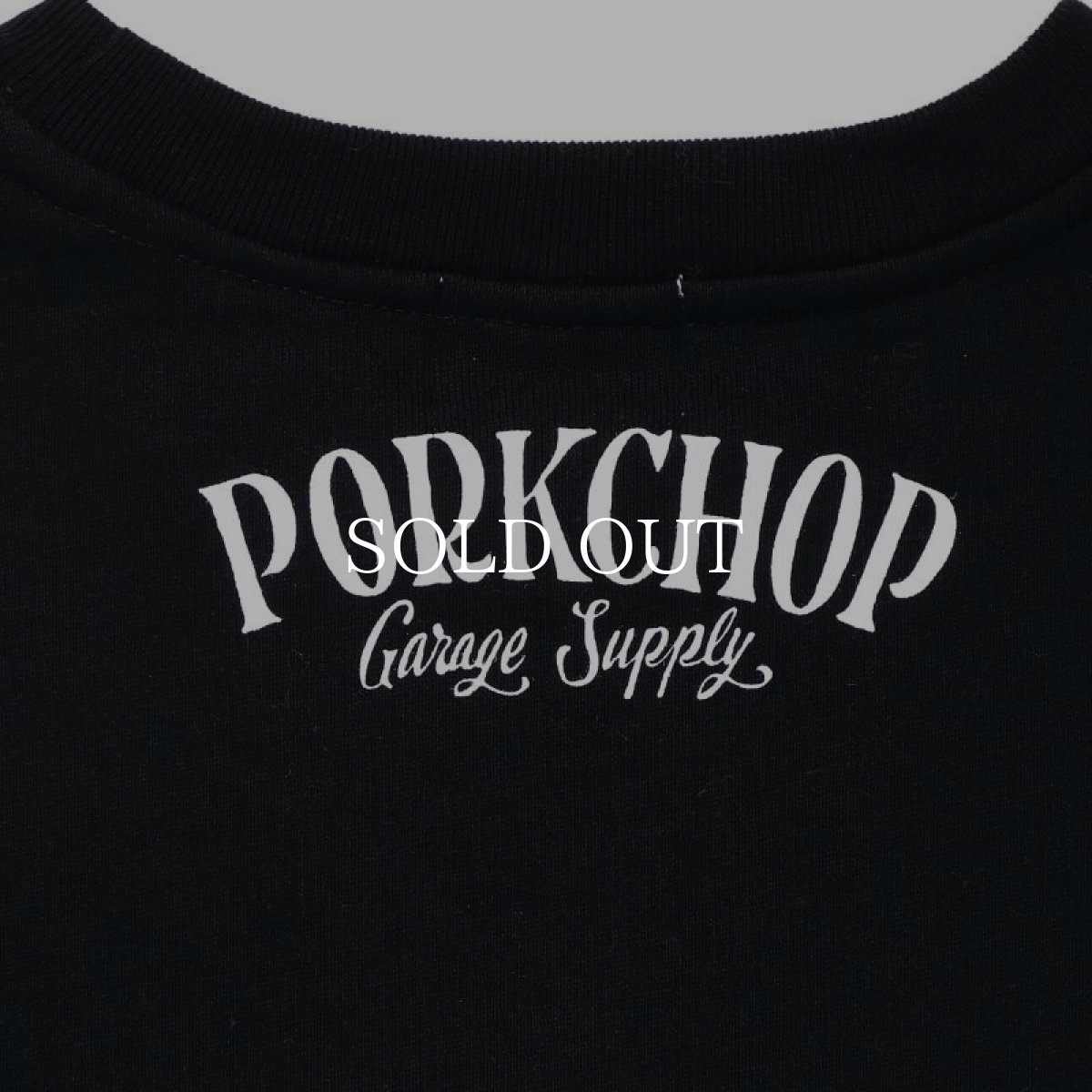 画像4: PORKCHOP GARAGE SUPPLY  PORK FRONT SWEAT (BLACK) (4)