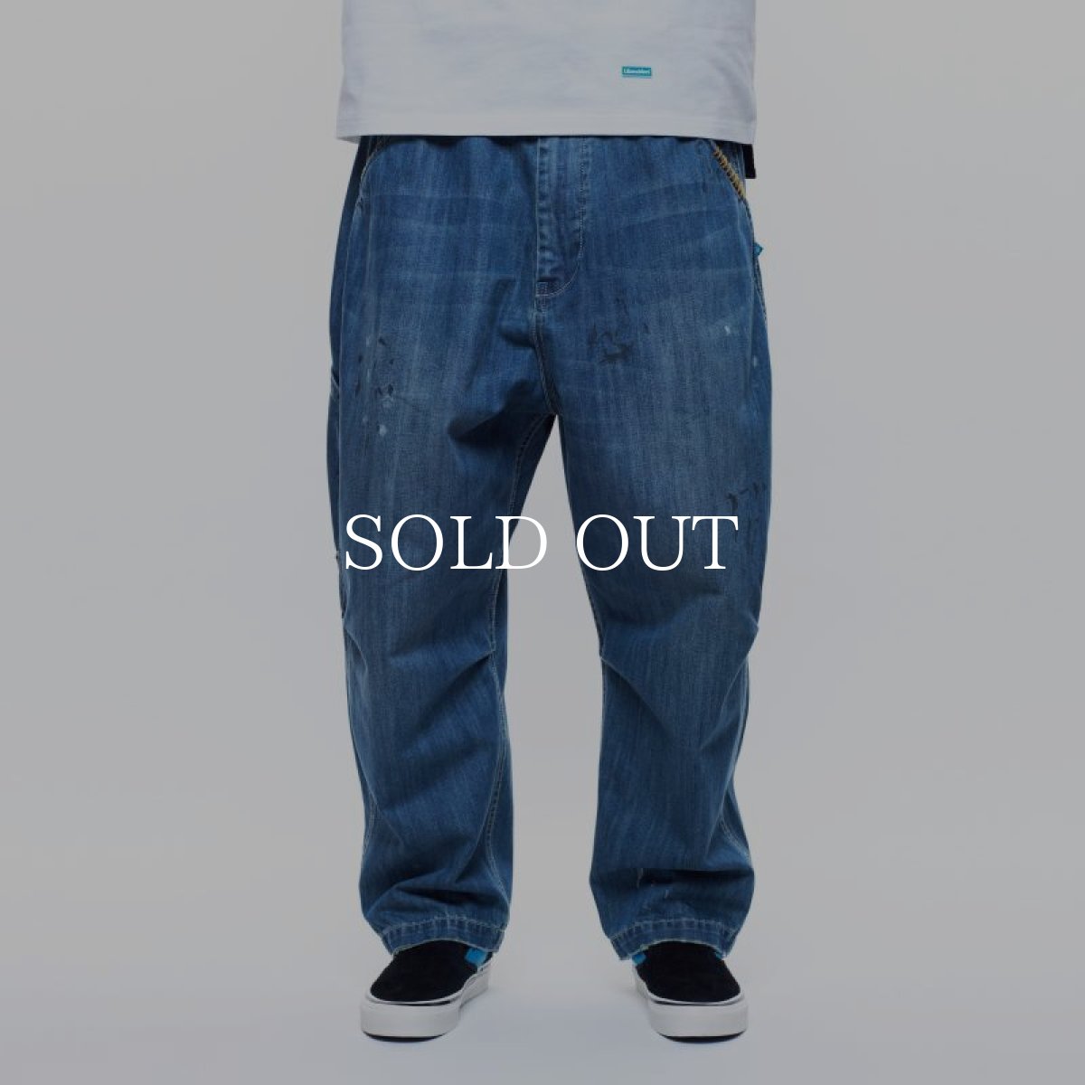 画像7: Liberaiders  DENIM SARROUEL PANTS (INDIGO) (7)