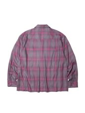 画像2: RADIALL  EASY - OPEN COLLARED SHIRT L/S (Smoke Pink) (2)