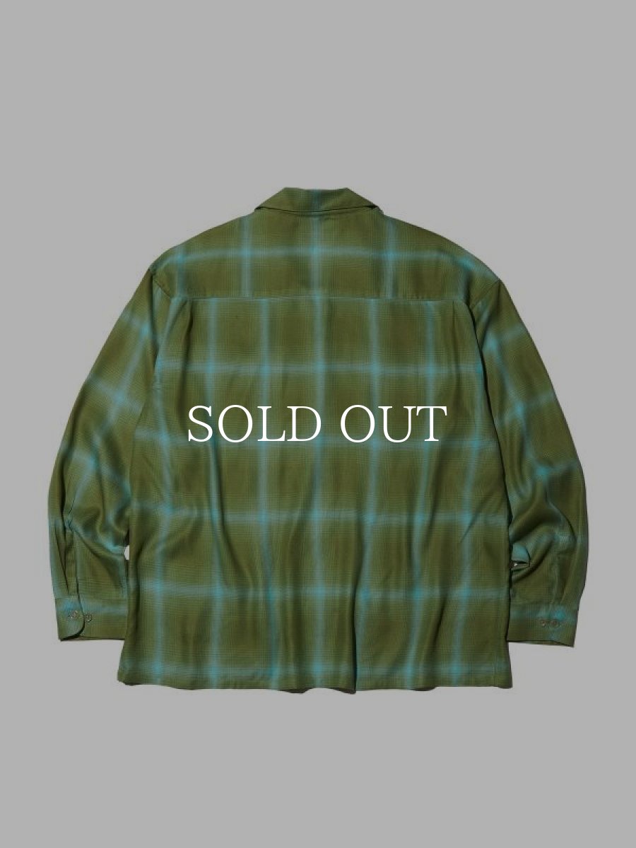 画像2: RADIALL  EASY - OPEN COLLARED SHIRT L/S (Leaf Green) (2)