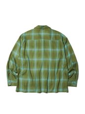 画像2: RADIALL  EASY - OPEN COLLARED SHIRT L/S (Leaf Green) (2)