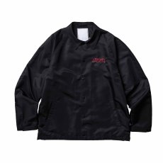 画像1: Liberaiders  METAL LOGO NYLON COACH JACKET (BLACK) (1)