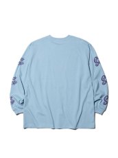 画像2: RADIALL  POSSE - CREW NECK T-SHIRT L/S (Sky Blue) (2)