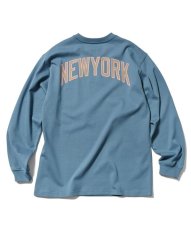 画像3: LFYT  NEW YORK ARCH LOGO L/S TEE (SLATE BLUE) (3)