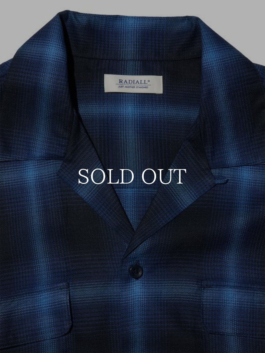 画像3: RADIALL  EASY - OPEN COLLARED SHIRT L/S (Midnight Navy) (3)