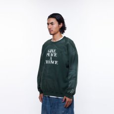 画像8: Liberaiders  VINTAGE WASH CREWNECK (GREEN) (8)