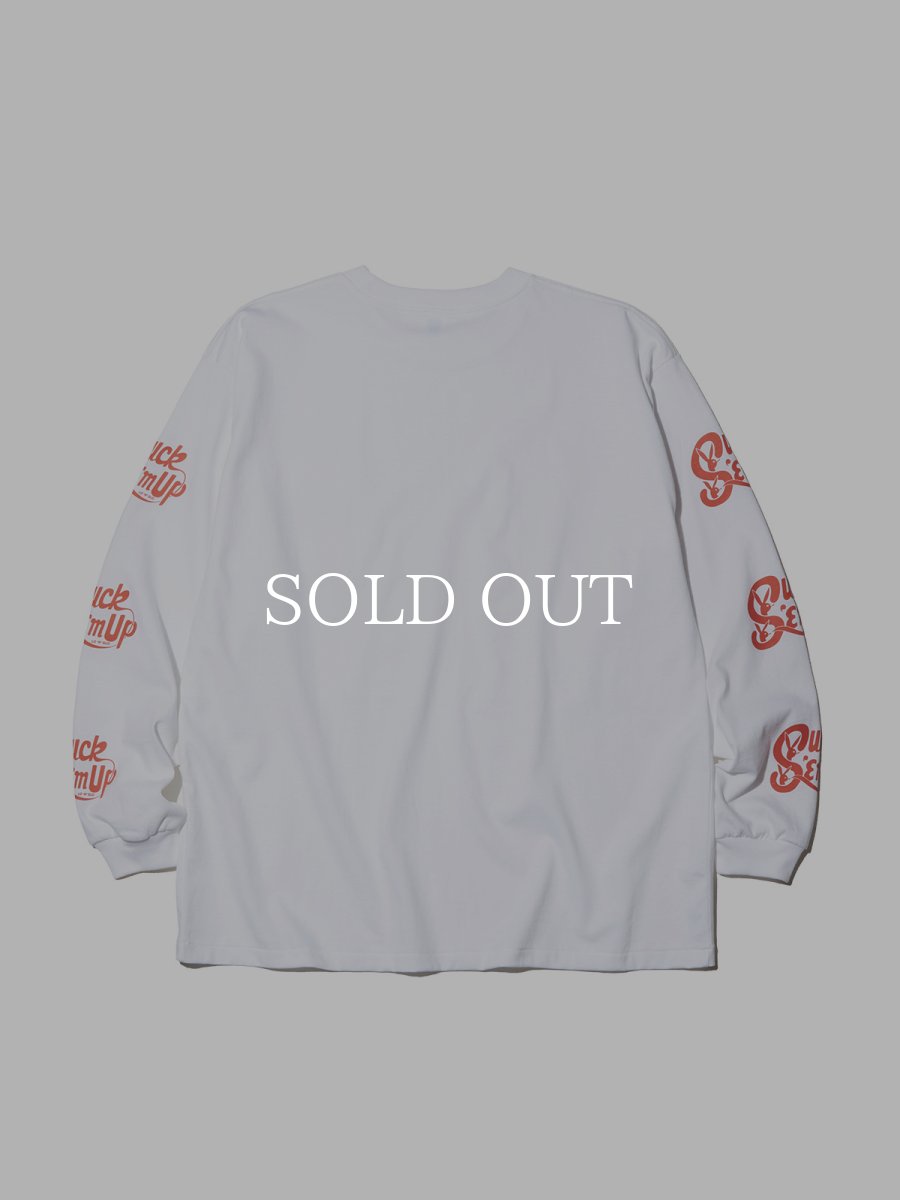 画像2: RADIALL  POSSE - CREW NECK T-SHIRT L/S (White) (2)