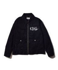 画像1: KIDILL  × MINEDENIM VIETNAM JACKET - DISTRESSED DENIM - EMBROIDERY (BLACK) (1)