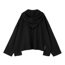 画像2: MAGIC STICK  JERSEY MEXICAN PONCHO PARKA (DOUBLE BLACK) (2)