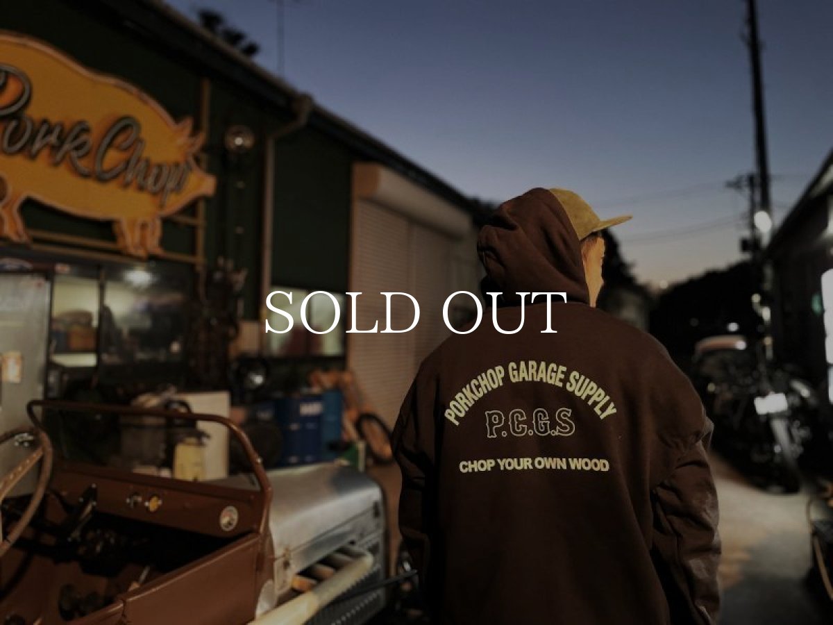 画像6: PORKCHOP GARAGE SUPPLY  ARCH LOGO HOODIE (BLACK) (6)