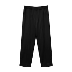 画像1: MAGIC STICK  JERSEY PIN TUCK PANTS (BLACK) (1)