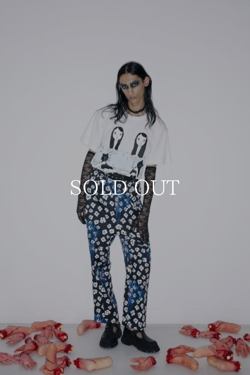 画像3: KIDILL  TEE - COLLABORATION WITH MAYA SHIBASAKI (WHITE) (3)