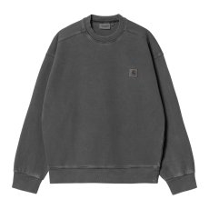 画像1: CARHARTT WIP  NELSON SWEATSHIRT (Black (garment dyed)) (1)