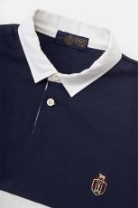 画像3: DIGAWEL  Rugby Stripe Polo Shirt (Navy) (3)