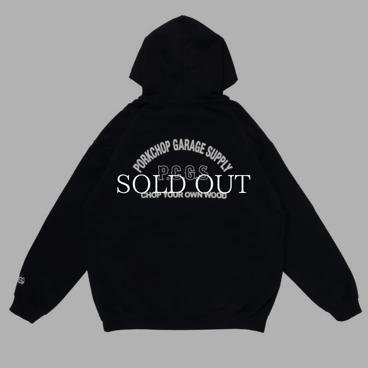 画像3: PORKCHOP GARAGE SUPPLY  ARCH LOGO HOODIE (BLACK) (3)