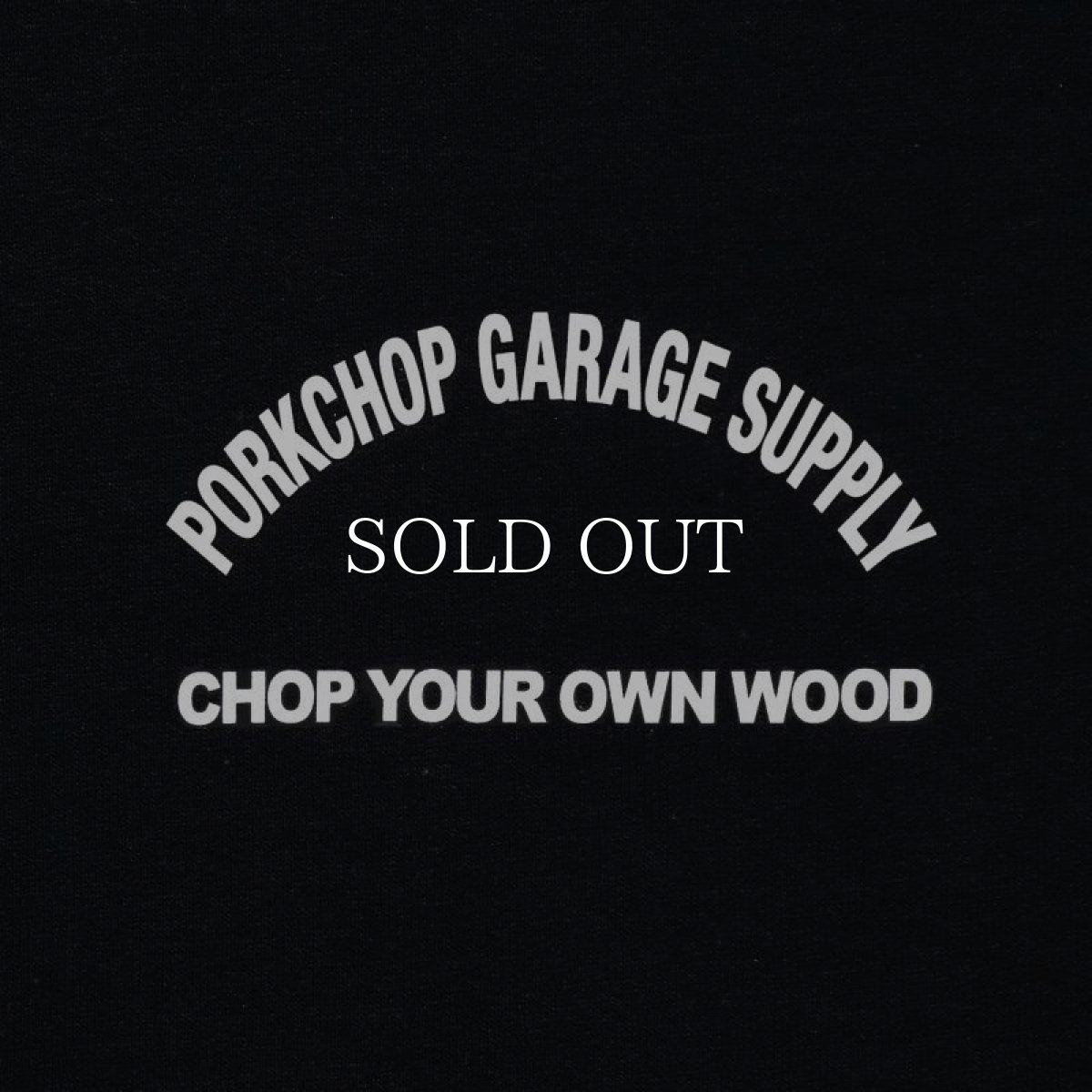 画像2: PORKCHOP GARAGE SUPPLY  ARCH LOGO HOODIE (BLACK) (2)
