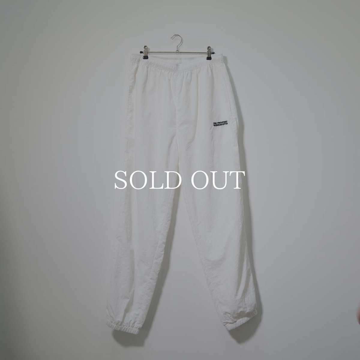 画像1: NISHIMOTO IS THE MOUTH   TRACK PANTS (WHITE) (1)