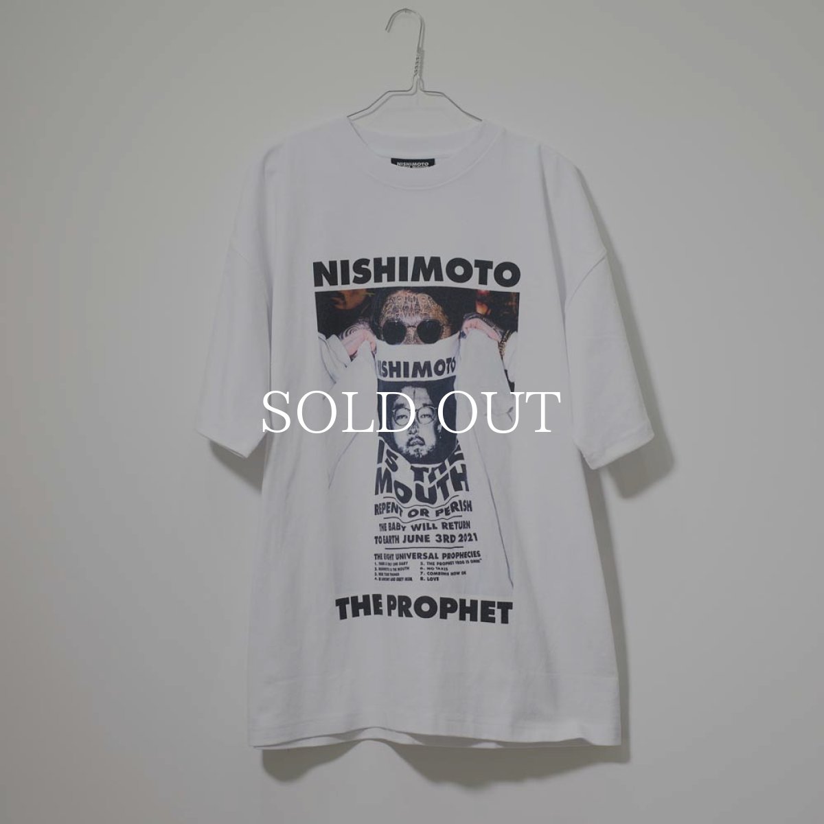 画像1: NISHIMOTO IS THE MOUTH   PHOTO S/S TEE (WHITE) (1)