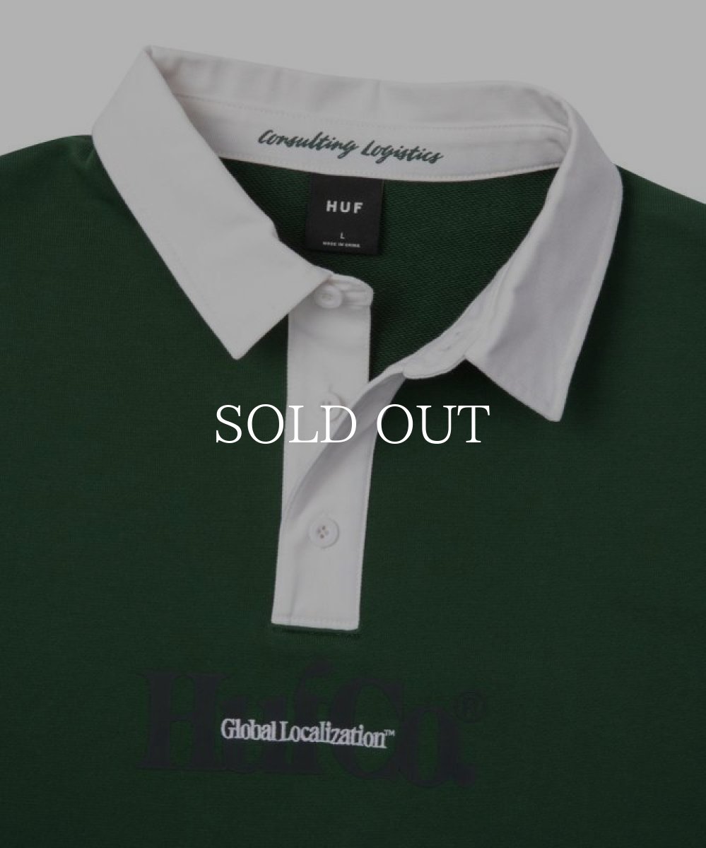 画像3: HUF  HUF CO POLO FLEECE (DK GREEN) (3)