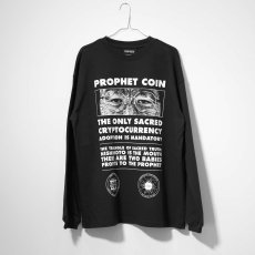 画像1: NISHIMOTO IS THE MOUTH   PROPHET COIN L/S TEE (BLACK) (1)