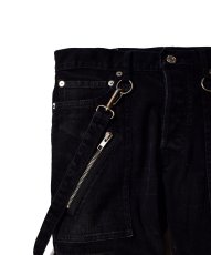 画像5: MINEDENIM  × KIDILL SKINNY ZIP&STRAPS DENIM (BKU) (5)