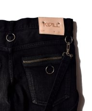 画像8: MINEDENIM  × KIDILL SKINNY ZIP&STRAPS DENIM (BKU) (8)