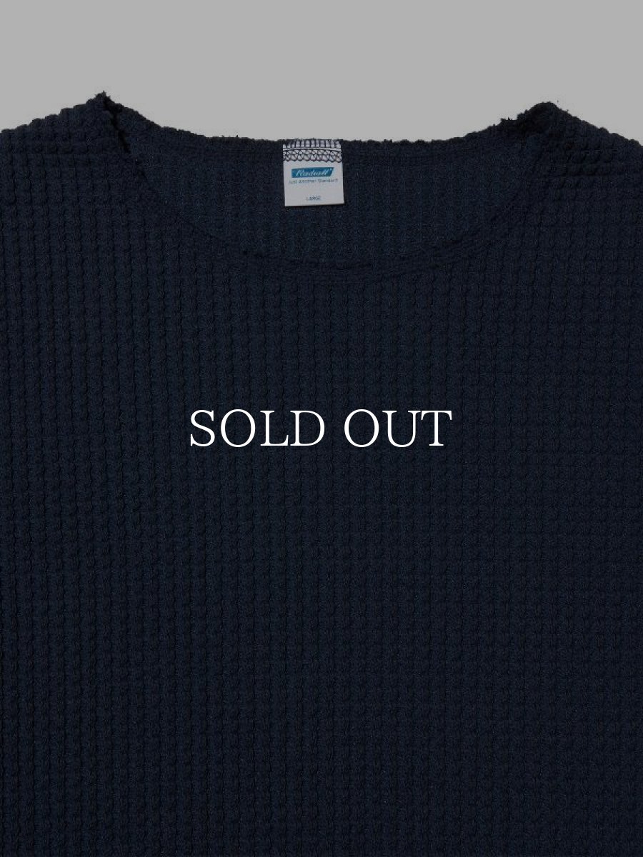 画像3: RADIALL  BIG WAFFLE-CREW NECK T-SHIRT L/S (Navy) (3)