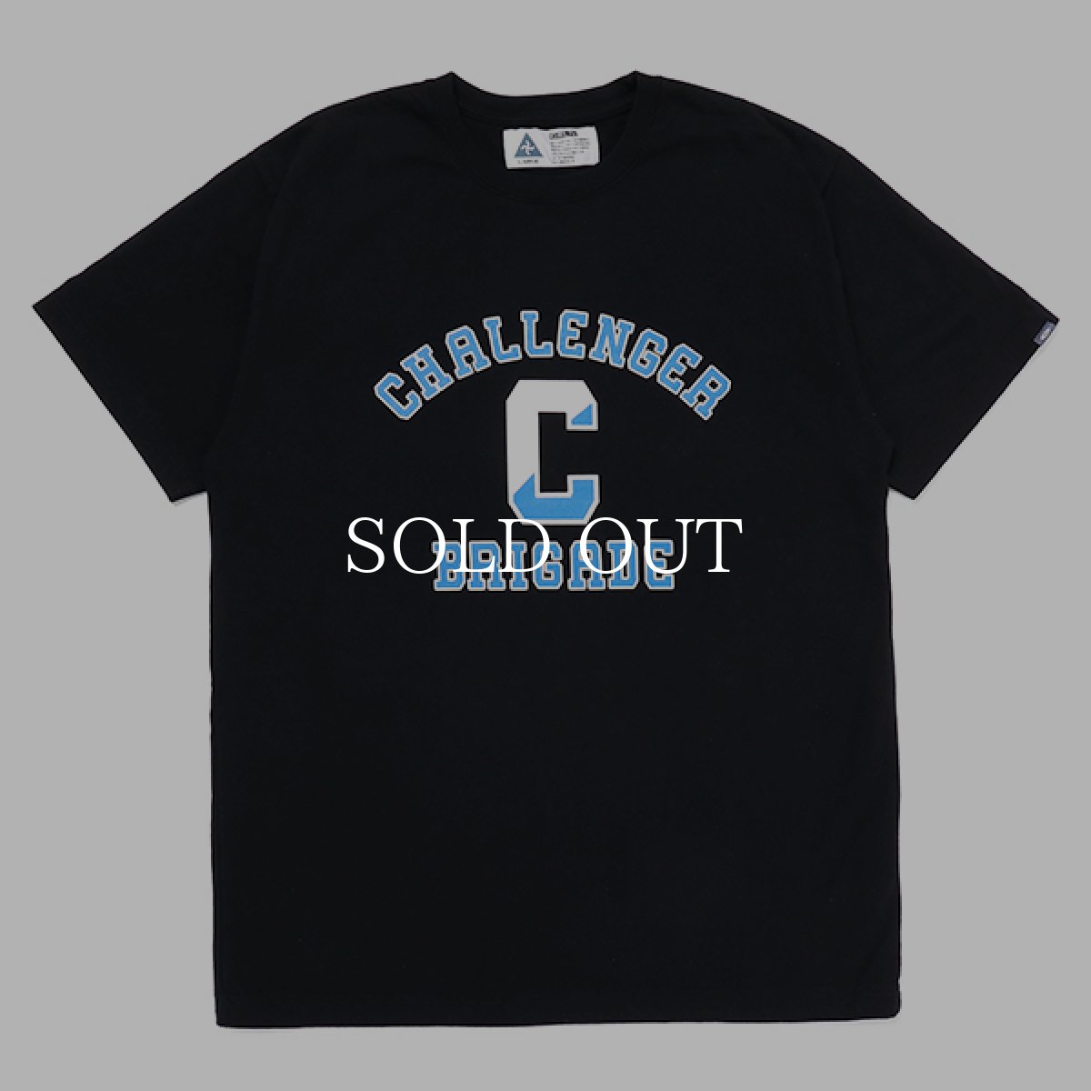 画像1: CHALLENGER  COLLEGE TEE (BLACK) (1)