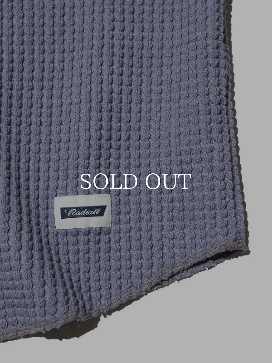 画像4: RADIALL  BIG WAFFLE-CREW NECK T-SHIRT L/S (Purple) (4)