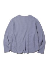 画像2: RADIALL  BIG WAFFLE-CREW NECK T-SHIRT L/S (Purple) (2)