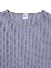 画像3: RADIALL  BIG WAFFLE-CREW NECK T-SHIRT L/S (Purple) (3)