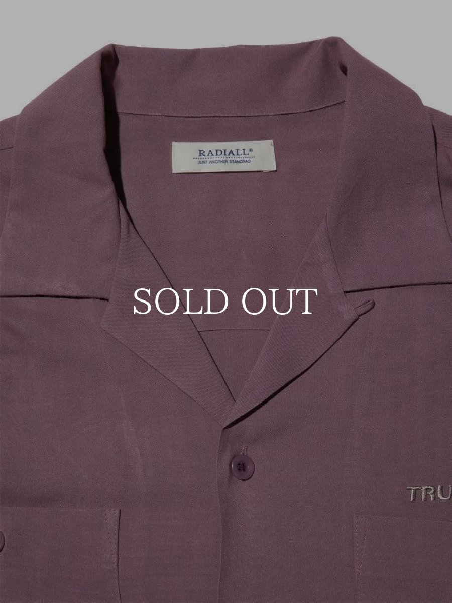 画像3: RADIALL  TRUE DEAL-OPEN COLLARED SHIRT L/S (Purple Haze) (3)