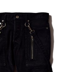 画像6: MINEDENIM  × KIDILL SKINNY ZIP&STRAPS DENIM (BKU) (6)