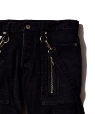 画像6: KIDILL  × MINEDENIM SKINNY ZIP&STRAPS DENIM (BKU) (6)