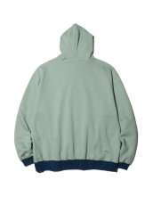 画像2: RADIALL  FLAGS-HOODIE SWEATSHIRT L/S (Sage Green) (2)