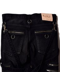 画像7: MINEDENIM  × KIDILL SKINNY ZIP&STRAPS DENIM (BKU) (7)
