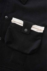 画像5: DIGAWEL  7 Pockets Corduroy S/S Shirt (F/CE.×DIGAWEL) (Black) (5)