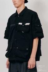 画像10: DIGAWEL  7 Pockets Corduroy S/S Shirt (F/CE.×DIGAWEL) (Black) (10)