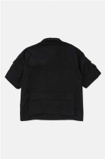 画像2: DIGAWEL  7 Pockets Corduroy S/S Shirt (F/CE.×DIGAWEL) (Black) (2)