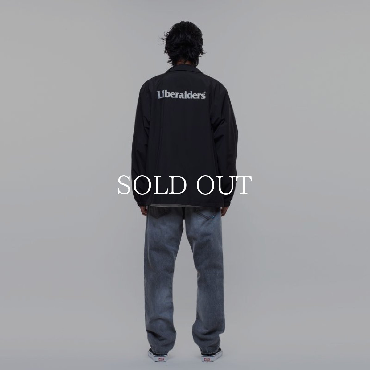 画像8: Liberaiders  OG EMBROIDERY COACH JACKET (BLACK) (8)