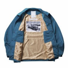 画像2: Liberaiders  OG EMBROIDERY COACH JACKET (BLUE) (2)