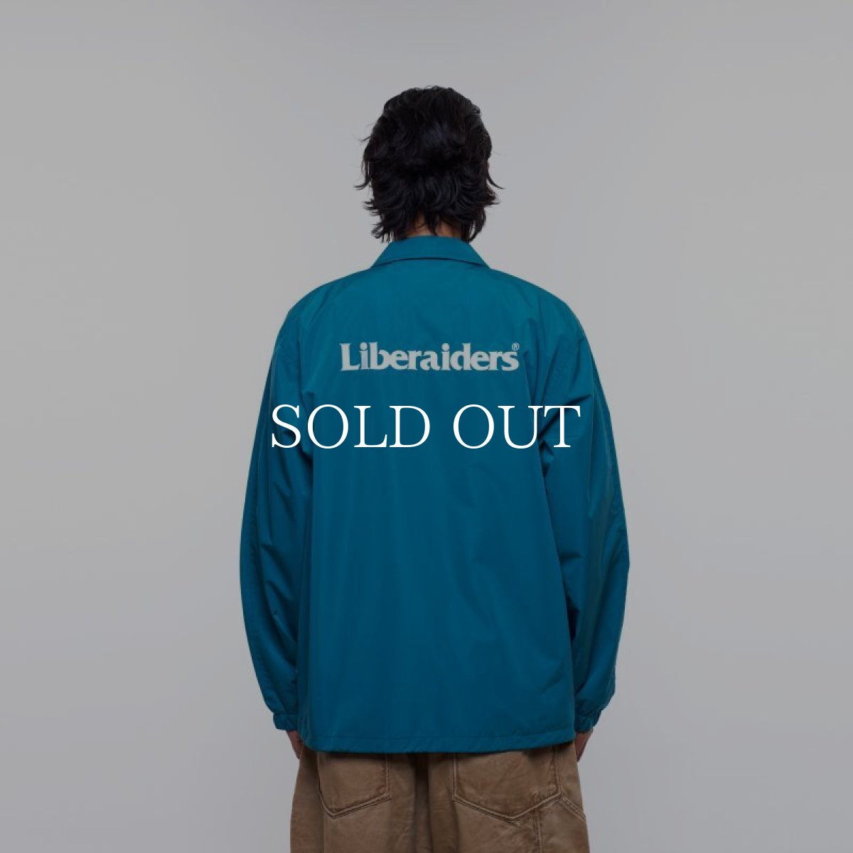 画像6: Liberaiders  OG EMBROIDERY COACH JACKET (BLUE) (6)
