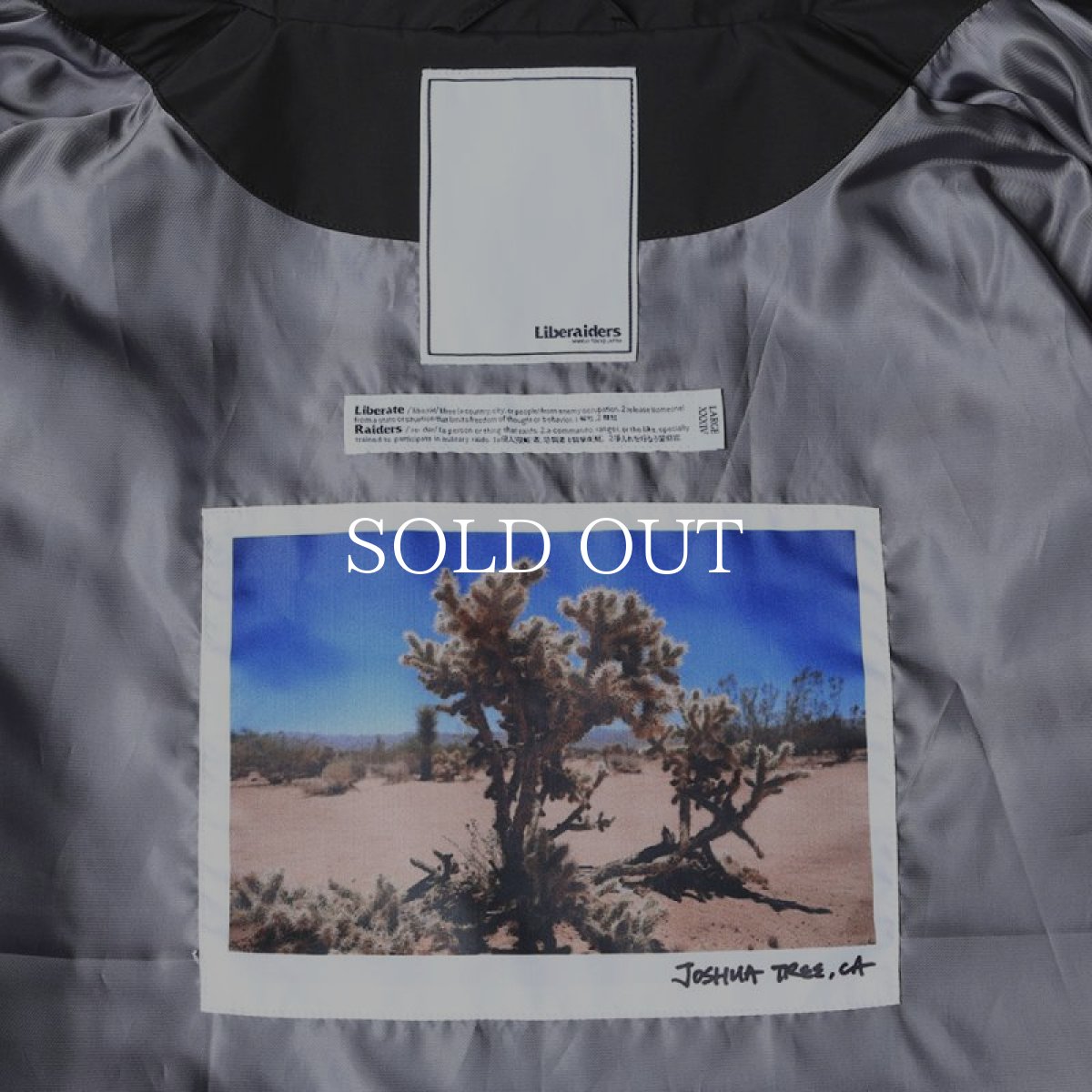 画像4: Liberaiders  OG EMBROIDERY COACH JACKET (BLACK) (4)