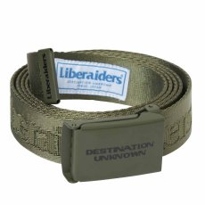 画像1: Liberaiders  OG LOGO NYLON BELT (OLIVE) (1)