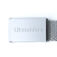 画像2: Liberaiders  EMBOSS LOGO BELT (GRAY) (2)