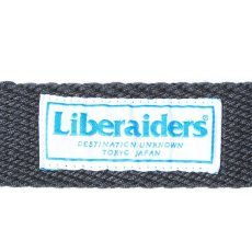 画像3: Liberaiders  EMBOSS LOGO BELT (BLACK) (3)