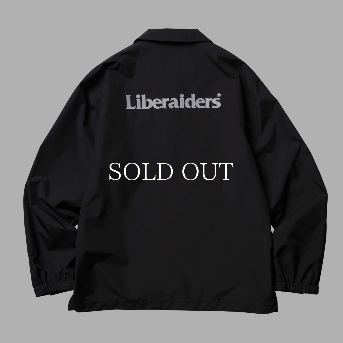 画像3: Liberaiders  OG EMBROIDERY COACH JACKET (BLACK) (3)