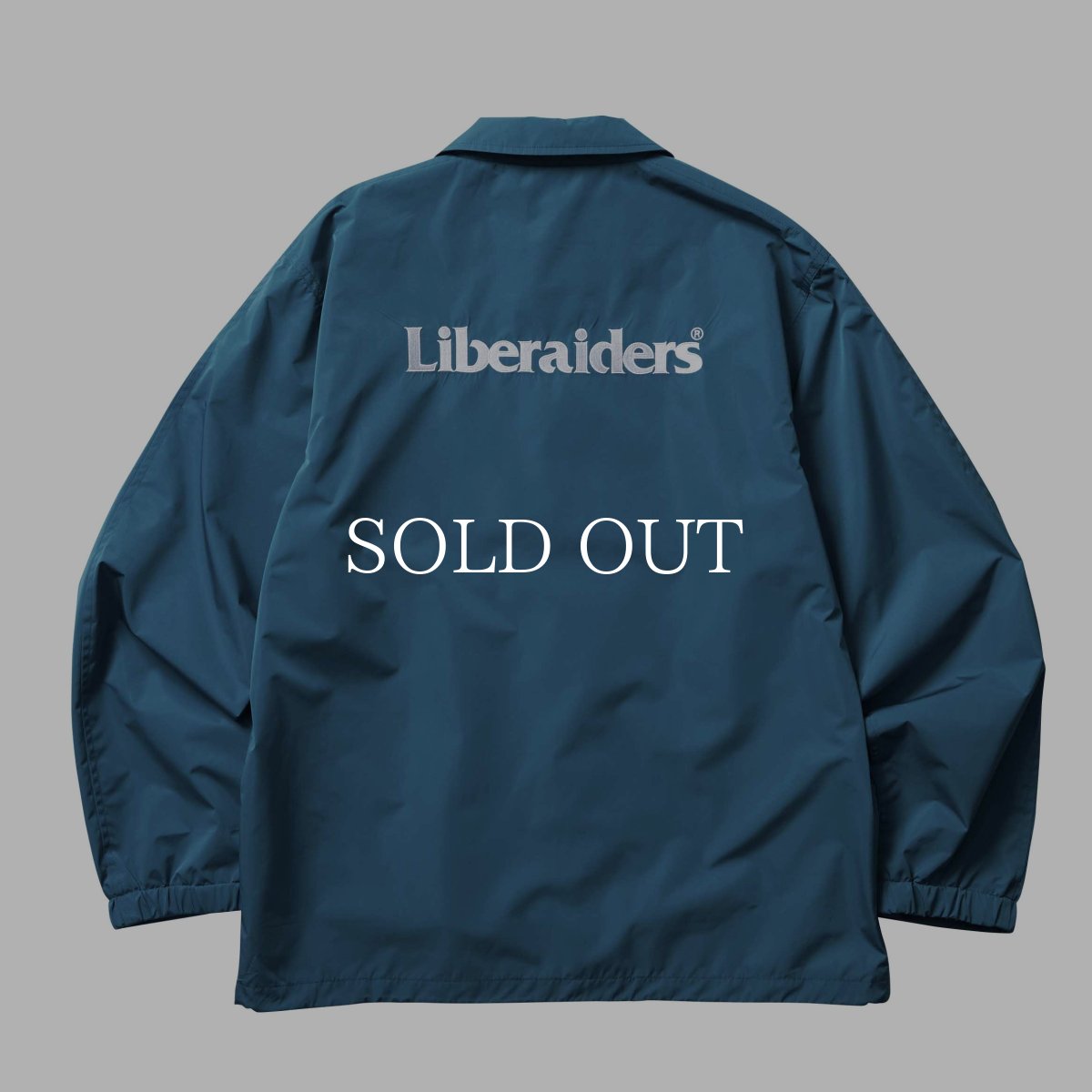 画像3: Liberaiders  OG EMBROIDERY COACH JACKET (BLUE) (3)