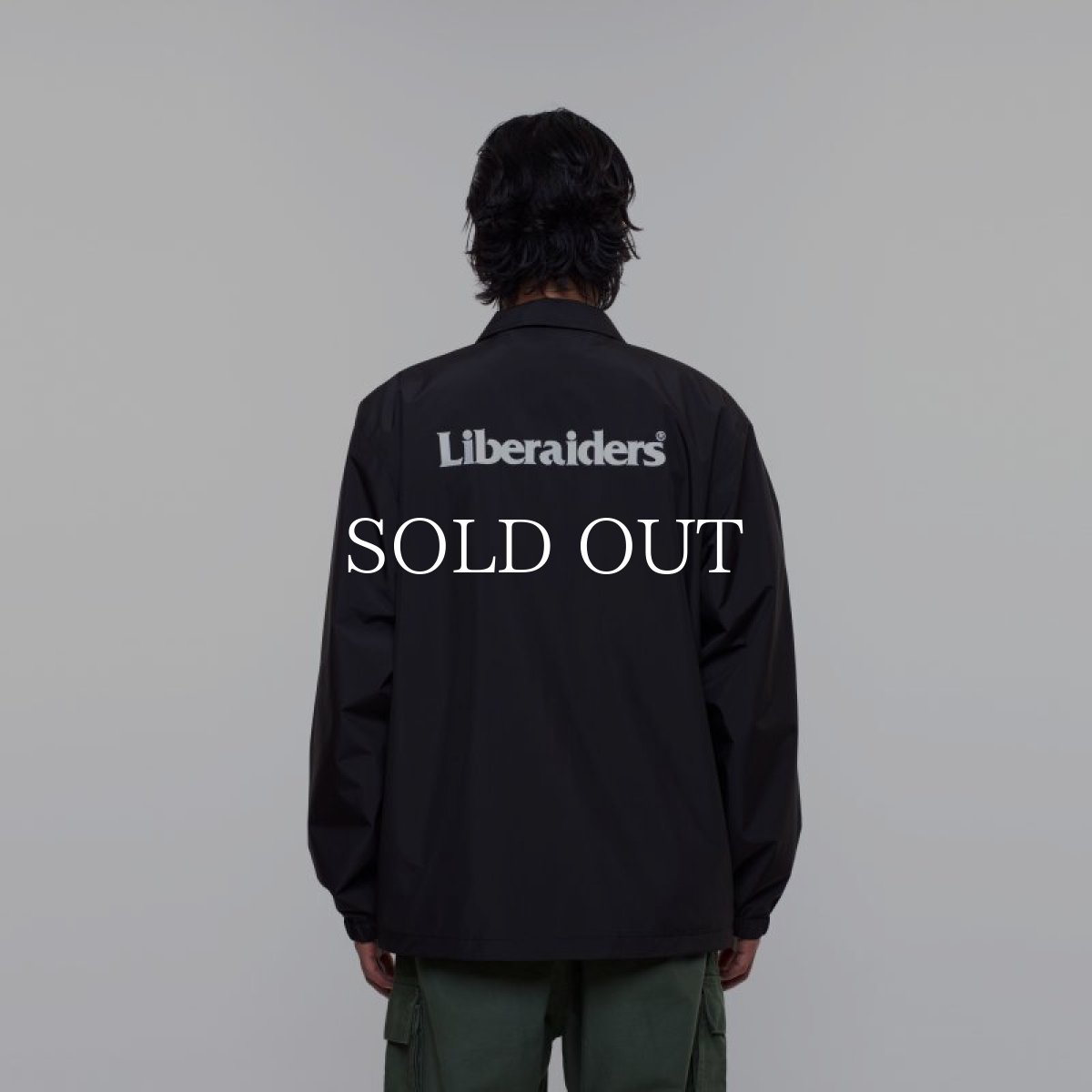 画像6: Liberaiders  OG EMBROIDERY COACH JACKET (BLACK) (6)